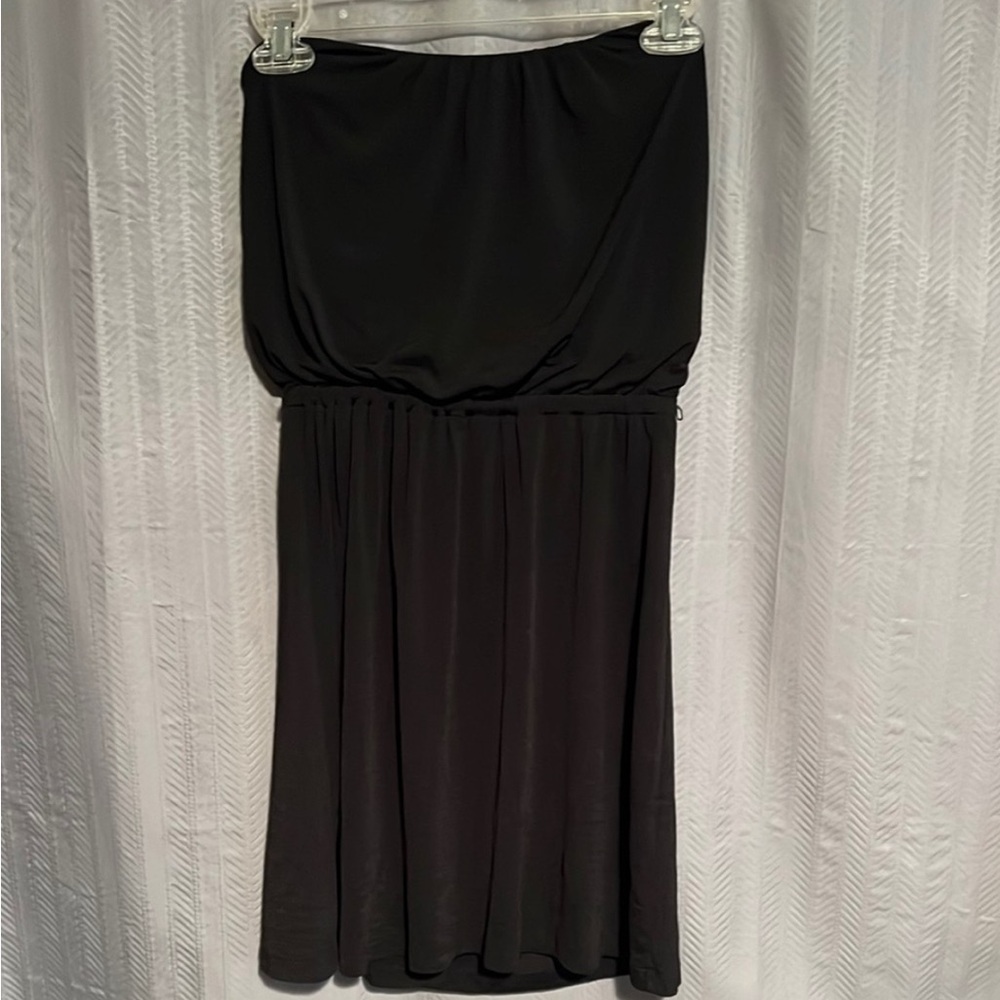 Three Pink Hearts Strapless Dress
